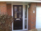 installed composite door